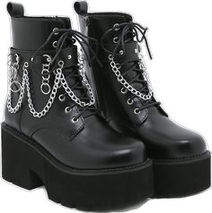 Edgy High Heel Platform Boots With Zipper Closure, Winter Concert Platform Martin Boots, Winter Platform Martin Boots For Concerts, Trendy Streetwear Moto Boots With Zipper Closure, Winter Concert Lace-up Platform Boots, Punk Style Platform Boots With Zipper For Party, Winter Concert Platform Lace-up Boots, Winter Platform Lace-up Boots For Concerts, Grunge High Heel Moto Boots For Fall