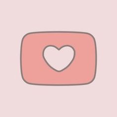 a pink square with a white heart on the top and bottom corner, in front of a light pink background