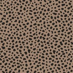 a brown and black animal print pattern with spots on the surface, suitable to be used as a background or wallpaper