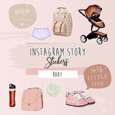 the instagram story stickers for baby