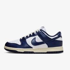 Product Features Brand: Authentic Nike  Size: US 5~12 (220~290mm)  Color: Midnight Navy, White Authentic New Shoes / Shoe Box / Official Tag SHIPPING  · All orders will be shipped to world wide using expedited shipping courier such as FedEx and DHL. · We ship your orders almost within 2 business days after the payment. · Please confirm your address is correct.    Due to eBay's policy, it's hard to change the address after the purchase. OTHER TERMS & CONDITIONS · Please do not forget to leave us FIVE STARS on all of the Detailed Seller Ratings. · Please DO NOT leave a neutral or negative feedback without contacting us first to get a better solution.   A better solution for you is better than any other neutral or negative feedback. · We will reply to you ASAP, but sometimes it takes time bec Wmns Dunk Low, Blue Costumes, Navy Blue Shoes, Nike Fashion Shoes, Black Nike Shoes, Costume Shoes, Navy Shoes, Time Zones, Nike Fashion