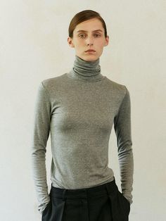 This is a top created from the perfect fall/winter material blending the silkiness of Tencel with the warmth of wool.- Appropriate length allowing for various stylings- A double high neck providing a natural embrace around the neck- Snug touch and flexible tension offering ultimate comfort* Product color may vary slightly depending on the device screen or lighting. Survival Shelter, Turtleneck T Shirt, Blending, High Neck, Fall Winter, Turtle Neck, Screen, Wool, Lighting