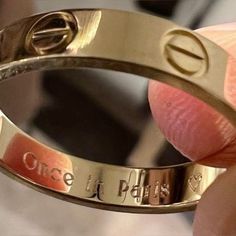 Aesthetic Wedding Ring, Cartier Love Band, Paris Ring, Kylie Francis, It Girl Aesthetic, Money Luxury, Cartier Love Ring, Romantic Paris, Aesthetic Wedding