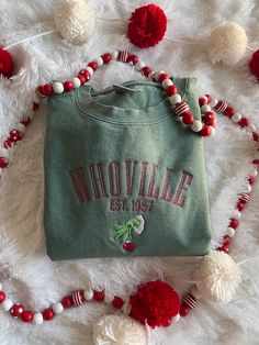 This Gender-Neutral Adult Sweatshirts item by therachco has 610 favorites from Etsy shoppers. Ships from Acworth, GA. Listed on Jul 12, 2024 Christmas Whoville, Gift For Friends Christmas, Friends Christmas, Embroidered Gifts, Embroidered Crewneck, Stocking Stuffer Gifts, Christmas Gifts For Friends, Christmas Lettering, Winter Fits