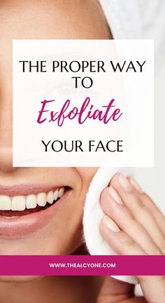 To avoid over-exfoliating your face, here is how to exfoliate properly. A glowing skin starts from proper skin exfoliation Oily Skin Remedy, Smooth Glowing Skin, Acne Prone Skin Care, Winter Skin Care Routine, Skincare For Oily Skin, Oily Skin Care Routine, Natural Acne Remedies, Face Acne, Oily Skin Care