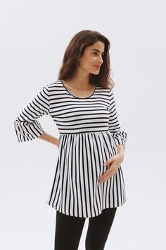 Bring on the compliments! This top's pleats and ruffles turn maternity style into a masterpiece.

Click the link to shop❤

#leolace #maternity #pregnancy #momtobe #bumpstyle #motherhood #maternityclothes #nursingwear #weekspregnant #maternitypics Maternity Tops For Summer, Stretch Long Sleeve Maternity Tops, Spring Maternity Bump-friendly Tops, Maternity Bump Friendly Relaxed Fit Tops, Fitted Maternity Tops For Summer, Spring Maternity Cotton Tops, Fitted Summer Maternity Tops, Spring Maternity Wear Bump-friendly Tops, Spring Maternity Wear Tops Bump Friendly