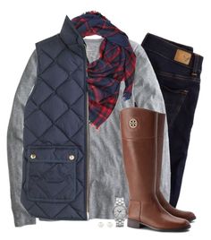 "Plaid, navy & gray" by steffiestaffie ❤ liked on Polyvore featuring American Eagle Outfitters, J.Crew, Tory Burch, Forever 21, Marc by Marc Jacobs and Accessorize Car Gps, Vest Outfits, Navy Gray, Winter Outfits Women, Casual Fall Outfits, Gps Tracker, Marc By Marc Jacobs, Casual Fall