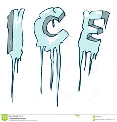 the letters g and f are melting with icing on them stock photo - image