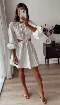 Teen Clothing, Stylish Work Outfits, Night Dress, Classy Outfits, Cotton Dresses, Day Dresses, Cute Dresses, Fashion Inspo Outfits