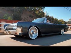 CUSTOM Garage Built '63 Lincoln Continental LS Powered & SLAMMED [4K] - YouTube