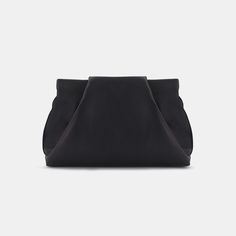 Black Clutch Bag, Invisible Hinges, Black Clutch Bags, Fold Over Clutch, Leather Shoulder Bags, Leather Scraps, Black Clutch, Leather Design