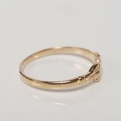 Thanks for shopping our vintage estate store. We tend to sell well below wholesale and truly hope you enjoy all of our items. Many of the items are one of a kind, so please enjoy scrolling through the pictures and hopefully something will catch your eye. Brown spots are from camera or reflections. Estate 14k yellow gold heart baby ring. Custom made ring for our shop. Ring size: 1 sizing fee $10 Setting: 3mm Band width: 1mm Weight: .43 gram Marked 14k and it's sweet. One that you will love. Baby Ring, Baby Heart, Baby Rings, Heart Shaped Jewelry, Midi Ring, Ring Antique, Detailed Ring, Midi Rings, Gold Baby