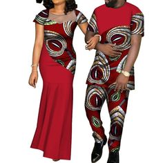 Express your love with this gorgeous Kente Afrik red Couple Clothing Outfit Set. The romantic “I LOVE YOU 2” pattern will make a statement, while the breathable and lightweight fabric will keep you comfortable all day long. Perfect for a special occasion or just a night out with your loved one. Kente Afrik African Couple Clothing for men and women Women dress and mens shirt and pants. Each set sold separately Great matching set for lovers and couples Special Use: Traditional ClothingGender: Wome African Couple, Couples African Outfits, Couple Clothing, Couple Matching Outfits, Traditional African Clothing, Lover Clothes, Afrikaanse Mode, African Clothes, African Print Dress