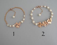 CB172: The Swarovski pearl set is available: 1) Bracelet #1 (with one flower) and earring set 2) Bracelet #2 (with three flowers) and earrings set 3) Bracelet #1 (with one flower) only 4) Bracelet #2 (with three flowers) only 5) Earrings only Please select you preferred option before checkout:) Bracelet is available in about 6.5 inches (16.5cm) 7 inches (18cm) and 7.5 inches (19cm) long and it has 1.5 inches (4cm) long extension. Please select the length for bracelet before checkout. If you need Gold Pearl Bracelet For Wedding, Wedding Pearl Bracelet For Mother's Day, Elegant Wedding Bracelets For Mother's Day, Mother Of The Bride Rose Gold Pearl Jewelry, Pearl Bracelets For Wedding And Mother's Day, Dainty Rose Gold Pearl Bracelet For Wedding, Rose Gold Pearl Bracelets For Wedding, Elegant Rose Gold Pearl Bracelet For Wedding, Wedding Pearl Bracelets In Rose Gold