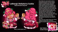 Blackberry Cookie Run, Fundal Height, Cookie Run Kingdom Layout, Blackberry Cookies, Swap Au, Pretty Desserts