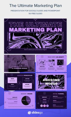 the ultimate marketing plan presentation template