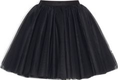 Chic Sheer Mini Skirt, Chic Formal Tulle Skirt, Elegant Sheer Voluminous Skirt, Chic Tulle Skirt For Night Out, Chic Black Sheer Skirt, Black Ruffled Tulle Petticoat, Elegant Voluminous Mini Skirt For Party, Black Tulle Dress With Voluminous Skirt, Black Tulle Skirt For Cocktail