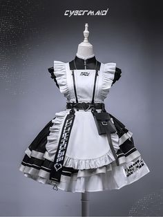 Anting Manik, Maid Outfit, Kawaii Fashion Outfits, Maid Dress, Kawaii Clothes, Cosplay Outfits, Lolita Dress, Character Outfits, Art Clothes