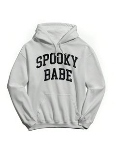 Social Collective brings you must have fashion moments with great quality materials that are sure to brighten your day!Social Collective Spooky Baby Stretch Halloween Unisex Graphic Cotton Sweatshirt Hoodie White Casual  Long Sleeve Fabric Letter  Medium Stretch  Men Clothing, size features are:Bust: ,Length: ,Sleeve Length: Half Zip Hoodie, Fashion Moments, Hoodie White, Fabric Letters, Boys Set, Pocket Pants, White Hoodie, White Casual, Men Clothing