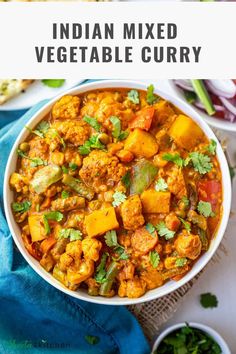 Indian Curry Vegetables, Roasted Vegetable Curry, Tofu Vegetable Curry, Curried Vegetables Indian, Indian Mixed Vegetable Recipes, Instant Pot Vegetable Curry, Indian Vegetable Curry Recipes, Curry Vegetables Recipe, Indian Veg Curry Recipes