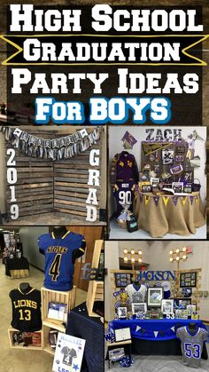 high school graduation party ideas for boys