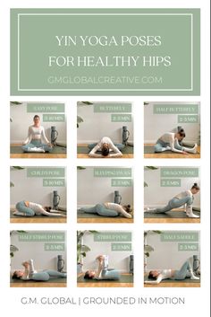 9 yin yoga restorative seated stretches for healthy hips Somatic Yoga, Yin Poses, Restorative Yoga Sequence, Essential Yoga Poses, Yoga Poses For 2, Yoga Teacher Resources, Yin Yoga Class