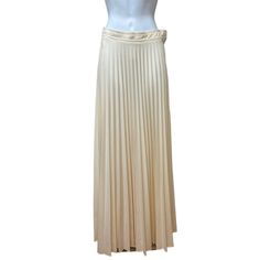 Vintage 60s 70s Alex Coleman Of California Accordion Pleat Maxi Skirt 28" New Thank You For Looking! See All Pictures For Condition. For Clothing & Textiles; Measurements Are In The Last Photo. Vintage Beige Party Skirt, Spring Full Length Fitted Pleated Skirt, Beige Full Length Pleated Skirt, Spring Evening Cream Skirt, Retro High Waist Pleated Skirt For Spring, Retro High-waist Pleated Skirt For Spring, Vintage Long Pleated Skirt, High Waist Retro Pleated Skirt For Spring, Spring Fitted Maxi Skirt With Accordion Pleats