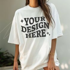 Customizable Oversized Crew Neck T-shirt, Customizable Oversized T-shirt For Streetwear, Customizable White Shirt For Streetwear, White Shirt With Sublimation Print Relaxed Fit, White Shirt With Sublimation Print And Relaxed Fit, Customizable Oversized Casual T-shirt, Custom Print Sublimation Design In White With Relaxed Fit, Relaxed Fit White Sublimation Design With Custom Print, White Short Sleeve Sublimation Design Shirt