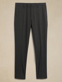 Modern Classic Heather Suit Trouser | Banana Republic Factory Suit Collection, Chino Pants Men, Classic Suit, Wardrobe Inspiration, Dark Jeans, Banana Republic Factory, Black Trousers, Chino Pants, Pants Men