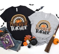 Thanksgiving Teacher Shirt, Thankful Teacher Shirt, Thanksgiving Teacher Gift, Teacher Thankful Shirt, Thankful Rainbow Pumpkin Shirt , Thanksgiving Shirt, Thankful, Blessed Teacher, Teacher Shirts,  Fall Vibes Shirt, Shirt, Thanksgiving Dinner, Teacher Gift Teacher Shirts, Thanksgiving T-Shirt, Gift For Teacher, Thanksgiving Dinner Gift, Fall Shirt, Teach Shirt * High quality and super soft, comfortable shirt. Made with top-of-the-line vinyl and pressed with a professional grade heat press. * P Thanksgiving Teacher Gifts, Rainbow Pumpkin, Teacher Thanksgiving, Teach Shirt, Dinner Gifts, Thankful Shirt, Teaching Shirts, Dress Up Day, Teacher Teacher