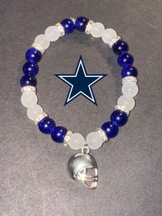 Inspired Bracelets, Nfl Teams, Diy And Crafts, Nfl, Beaded Bracelets, Ships