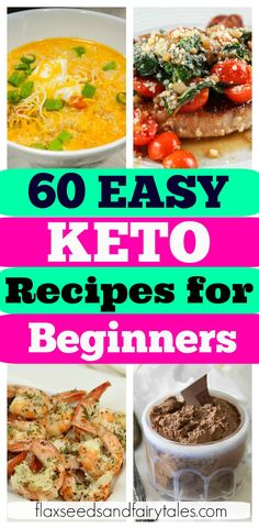 Keto Recipes for Beginners! The best easy keto recipes for beginners that you can make for breakfast, lunch, dinner, snacks, dessert, fat bombs, and more! You'll love these simple lazy keto recipes for beginners! #ketorecipes #ketoforbeginners Lazy Keto Recipes For Beginners, Meal Prep For Keto, Lazy Keto Recipes, Desayuno Keto, Lazy Keto, Keto Friendly Desserts