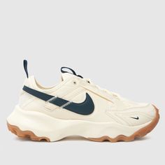 Womens Beige Nike Tc 7900 Trainers | schuh Nike Tc7900 Outfit Women, Gym Trainers Women, Trainers Women Outfit, Running Shoes Aesthetic, Collage Fits, Ballet Wedding Shoes, Beige Nike, Ladies Trainers, Girls Sandals Kids