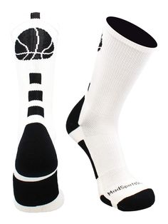 PRICES MAY VARY. PERFECT BASKETBALL SOCKS: Add of a touch of fun to the season with this fresh take on the traditional basketball sock. This sock is a crew length (hits mid-calf) and comes in many team color combinations. These elite basketball socks are popular with both boys, girls and teens alike! Pair these with your favorite basketball shoes and basketball shorts and you are ready to rock the court! ACCURATE SIZING: MadSportsStuff Sock Size: X-Small - Youth Shoe Size 8-12, Small - Youth Sho White Non-slip Comfortable Socks, Comfortable Sweat-resistant White Socks, Comfortable Sweat Resistant White Socks, Comfortable Non-slip White Socks, Comfortable White Sweat Resistant Socks, White Non-slip Sporty Socks, Sporty White Non-slip Socks, White Non-slip Socks For Stocking Stuffers, Non-slip White Socks For Stocking Stuffers