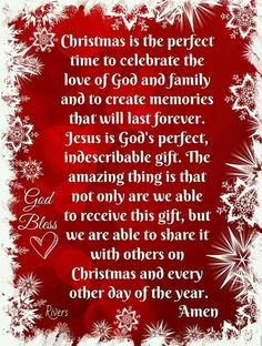 christmas is the perfect time to celebrate the love of god and family and to create memories that will last forever