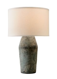 Troy Lighting - PTL1005 - One Light Table Lamp - Artifact - Moonstone Lighting Showroom, Troy Lighting, Mcgee & Co, Table Lamps For Bedroom, Mini Chandelier, Beautiful Chandelier, Black Table Lamps, Linen Shades, Picture Light