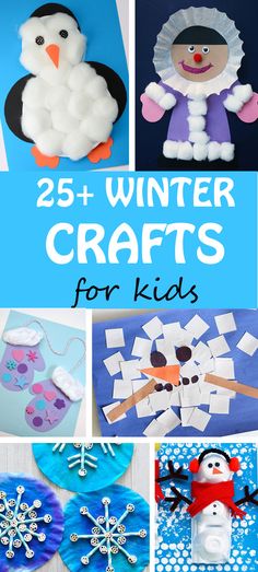 25 winter crafts for kids to make