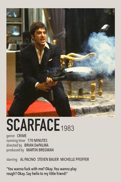 Scarface TikTok Polaroid Movie Poster