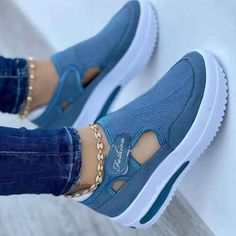 Spring Sneakers Women, Mesh Heels, Spring Sneakers, Casual Chique, Orthopedic Shoes, Summer Sneakers, Trainers Fashion, Casual Sneakers Women, Mesh Shoes