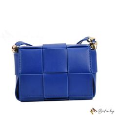 Bird in Bag - Simple single shoulder bag bag female new woven small square bag popular fashion crossbody armpit bag Trendy Rectangular Bag With Intrecciato Weave, Square Shoulder Bag With Intrecciato Weave, Armpit Bag, Popular Fashion, Street Trends, Bag Bag, Bird In Bag, Square Bag, Blue Bags