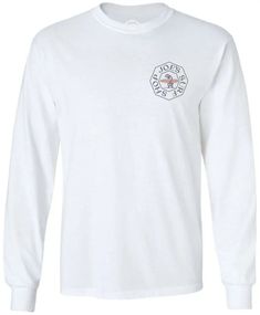 This classic, Joe's Surf Shop Walking Bear Long Sleeve Tee, is the perfect top for those who love surfing along Pacific Coast Highway. Featuring a unique Californian design, this ultra-soft cotton tee is sure to make a statement. Those who love cruising along the Californian coast will love wearing this long sleeve. Classic Heavyweight 100% Cotton Long Sleeve T-Shirt Printed in the USA Rib knit cuffs Coverseamed neck Double-needle sleeves and hem Free Shipping on US orders 65$+ White T-shirt With Front Print For Surfing, Sporty Crew Neck T-shirt For Surfing, White Graphic Tee For Surfing, White Relaxed Fit Top For Surfing, Cotton Surfing T-shirt With Screen Print, White Surfing Shirt With Graphic Print, Relaxed Fit Crew Neck Surfing T-shirt, Cotton Screen Print T-shirt For Surfing, Graphic Tee Shirt For Surfing