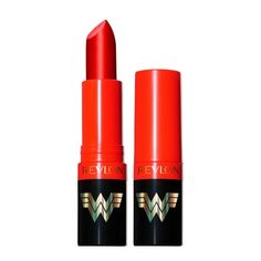 UNLEASH THE POWER OF MAKEUP The Revlon x WW84 special edition collection has everything you need to live boldly. The Revlon Super Lustrous Lipstick is moisture-rich, and vitamin infused to glide on smooth. This lipstick provides lightweight, radiant color with a moisturizing shine. The rich color and irresistible shine create a glamorous look. Size: 0.15 Ounce (Pack of 1).  Color: Super Heroine. Pearl Lipstick, Maybelline Color Sensational Lipstick, Live Boldly, Hot Lipstick, Revlon Super Lustrous Lipstick, Maybelline Color Sensational, Revlon Super Lustrous, Wonder Woman Logo, Power Of Makeup