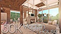 BLOXBURG: 30K ROLEPLAY HOUSE | NO-GAMEPASS - YouTube in 2022 | Modern family house, House, Mansions Summer House Interiors, One Storey House, Small House Layout, Tiny House Layout, Small Modern Home, House Floor Design, Cheap Houses, House Layout