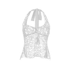 Please refer to our sizing chart for a guideline when choosing a size. 5 business days order processing time. 90% polyester 10% spandex Chic Fitted Lace Top With Built-in Bra, White Backless Top For Evening, Chic Tops With Lace Bodice For Night Out, Chic Lace Bodice Top For Night Out, Elegant Lace Top With Built-in Bra, Chic Summer Lace Top With Built-in Bra, Elegant Spring Camisole Halter Top, Elegant Lace Top With Built-in Bra For Night Out, Chic Lace Trim Halter Top For Spring