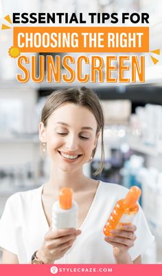 Sunscreen is crucial in your daytime skin care routine. Whether going out for a few hours or vacationing at a beach or pool side, applying the right sunscreen to protect your skin from the sun’s harmful rays is necessary.