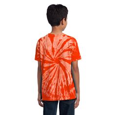 Buy the Port & Company® Youth Tie-Dye T-Shirt at Michaels. com. Colorfully cool, this groovy tee is a surefire way to stand out from the crowd. Colorfully cool, this groovy tee is a surefire way to stand out from the crowd. Starting with a prepared-for-dye blank (which has no optical brighteners or bleaches) and cotton thread ensures vibrant color and a standard fit. The tie dye process infuses each garment with unique character. Details: Available in multiple styles and sizes 5.4 oz. 100% cotto Playful Tie-dye Short Sleeve T-shirt, Playful Tie Dye Short Sleeve T-shirt, Playful Orange Summer T-shirt, Playful Tie Dye Tops For Summer, Playful Cotton Tie-dye Tops, Playful Tie Dye Cotton Tops, Playful Cotton Tie Dye Tops, Groovy Tees, Tie Dye T Shirts