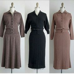 1930s Knit Dress, 1930s Fall Fashion, 1930s Winter Fashion, 1940s Knitwear, 1940s Winter Fashion, 1930s Knitwear, 40s Mode, 1930s Fashion Women