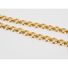 This elegant Louis Feraud Paris choker necklace features a romantic chain-necklace shape with gilded ornate iconic brand logo charms. The necklace closes with a lobster closing clasp and an extra chain gives length flexibility to the necklace. Another Feraud brand logo is attached to the chain extension.  Measurements: The necklace's total length is 20.08 in (51 cm) - width is 1.44 in wide (3.6 cm)  Please see the measurements noted above in the description for the best approximate dimensions. Luxury Gold Rolo Chain Necklace, Elegant Metal Rolo Chain Necklace, Luxury Rolo Chain Necklace For Formal Occasions, Luxury Gold Chain Necklace With Lobster Clasp, Louis Feraud, A Romantic, Brand Logo, Choker, Choker Necklace