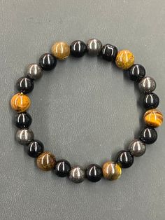 Triple Protection bracelets are handcrafted & designed with 3 of the most powerful protective stones; Obsidian, Tigers Eye & Hematite. Many meditate utilizing the power of these protective stones. In addition, Obsidian coexists with the Root Chakra. Tigers Eye resonates with the Solar Plexus Chakra, Sacral Chakra and the Root Chakra. Hematite corresponds with the Solar Plexus and Root Chakras. *Reminder: This is a unique handcrafted design a (1 of 1) item! CLAIM NOW while supplies LAST! Resin Craft, Solar Plexus Chakra, Craft Molds, Sacral Chakra, Protection Bracelet, Solar Plexus, Root Chakra, 1 Of 1, Tigers Eye