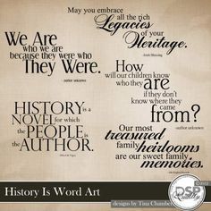 the history is word art for children and adults to learn how to use it in their own language